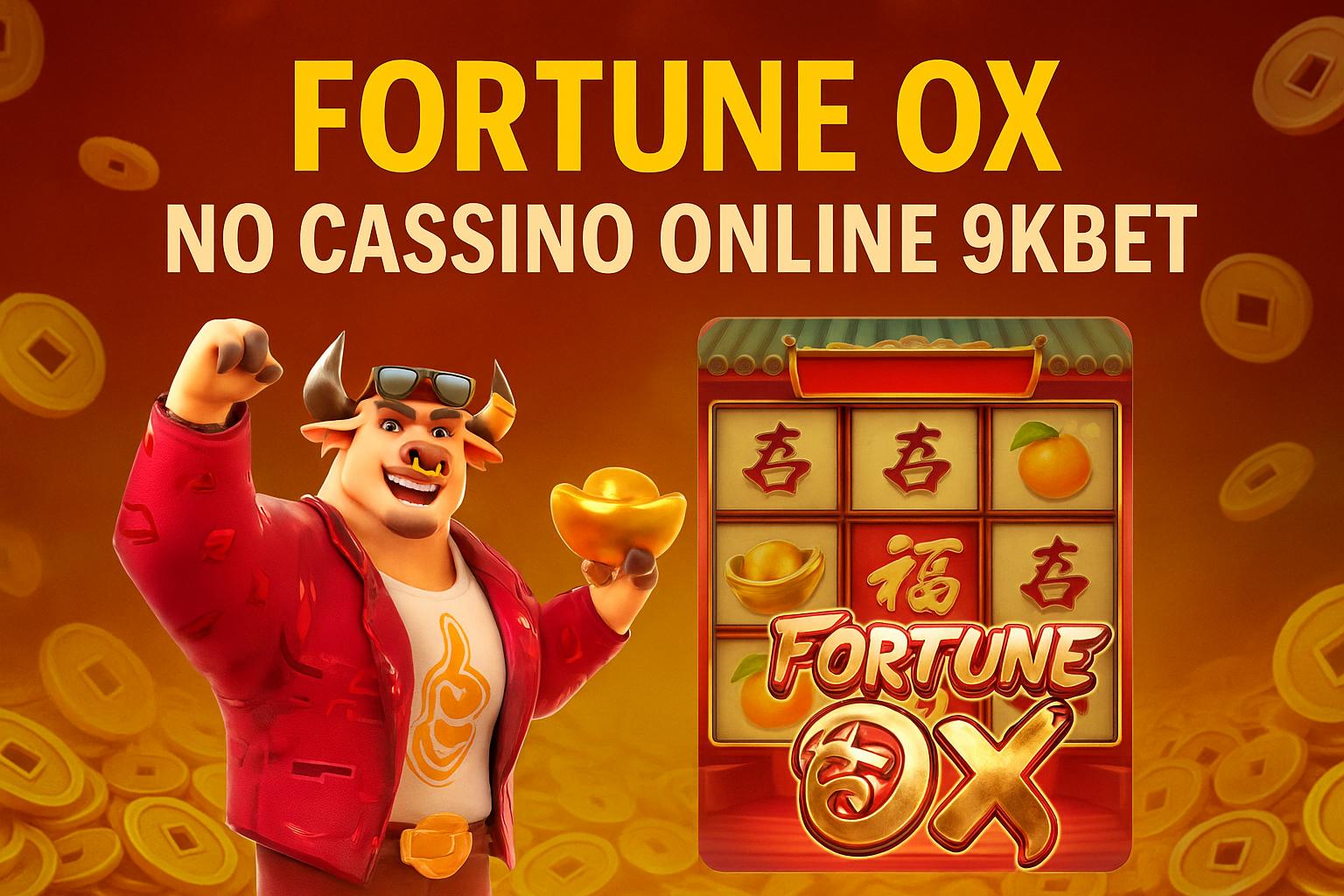 Fortune Ox no 9KBET - Aposte Agora e Reivindique Seus Ganhos